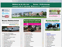 Tablet Screenshot of bosmamelktechniek.nl